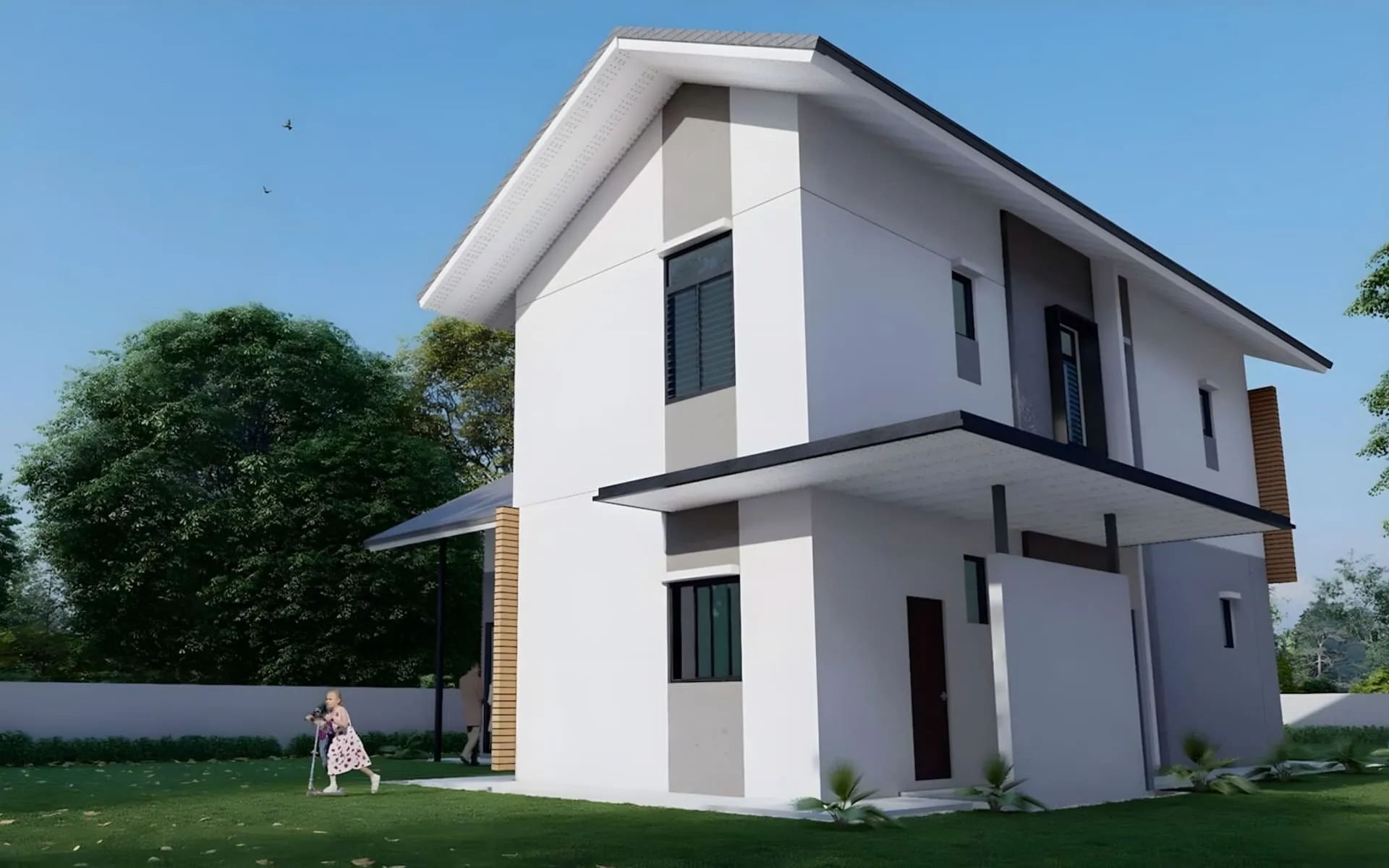 Beautiful perspective view of CARISSA in Lake Homes
