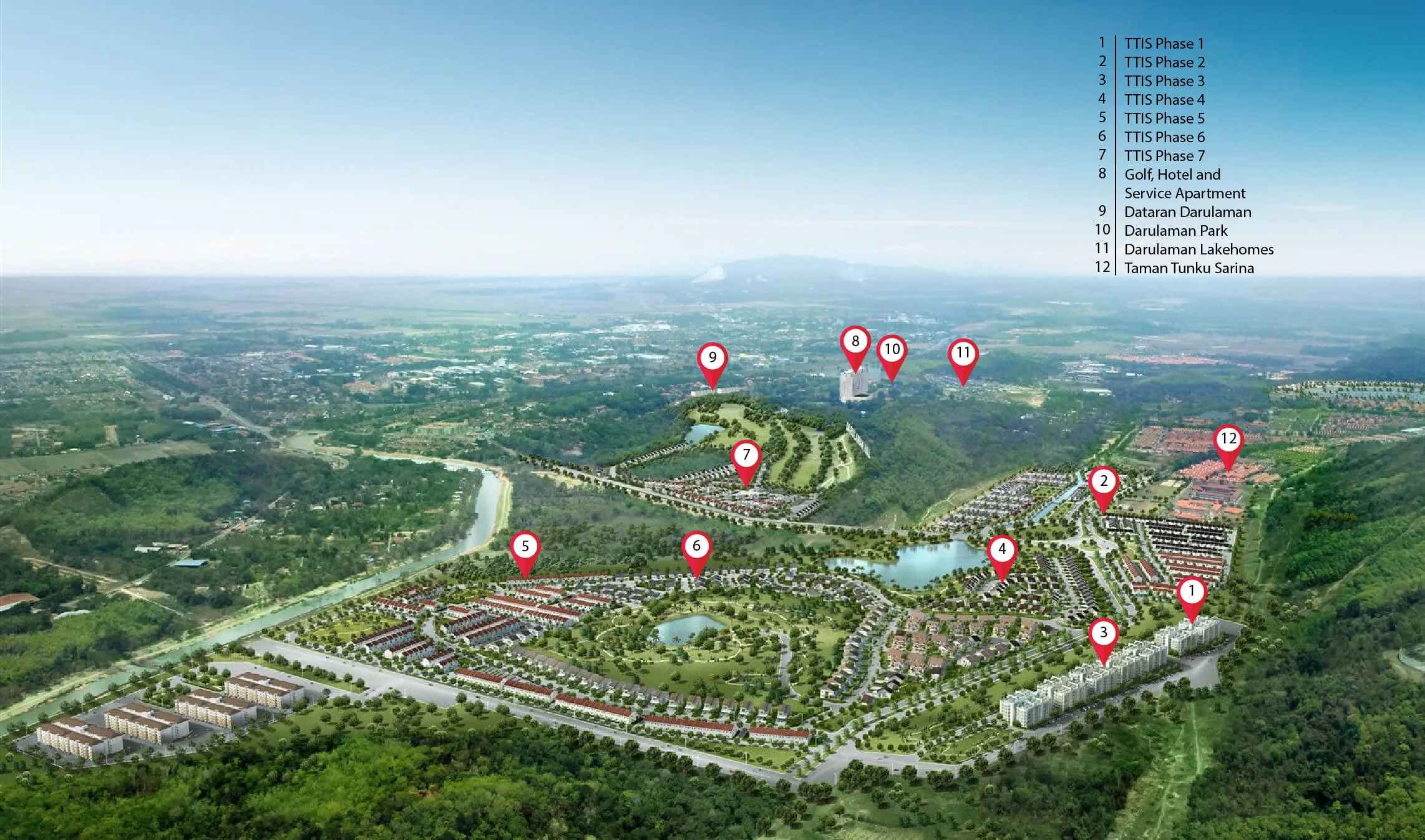 Bandar Darulaman master plan