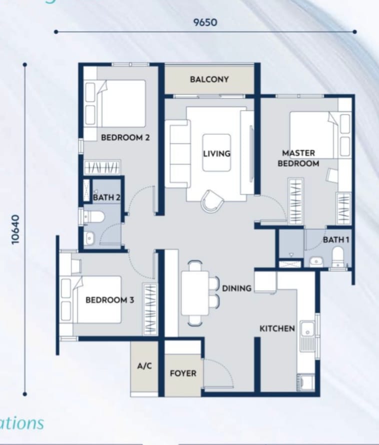 MAIN 1 Layout Plan 900 Sqft